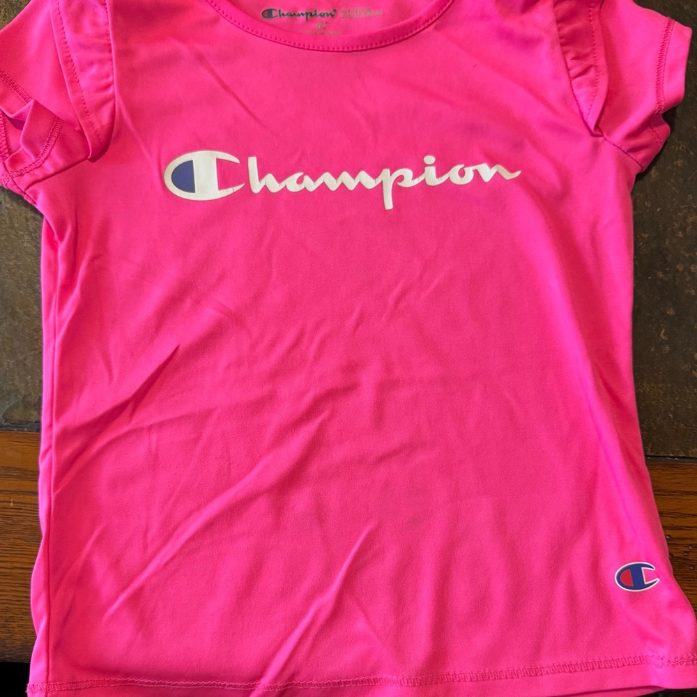Champion Kids Pink T-Shirt and 3 kids Short all for $30